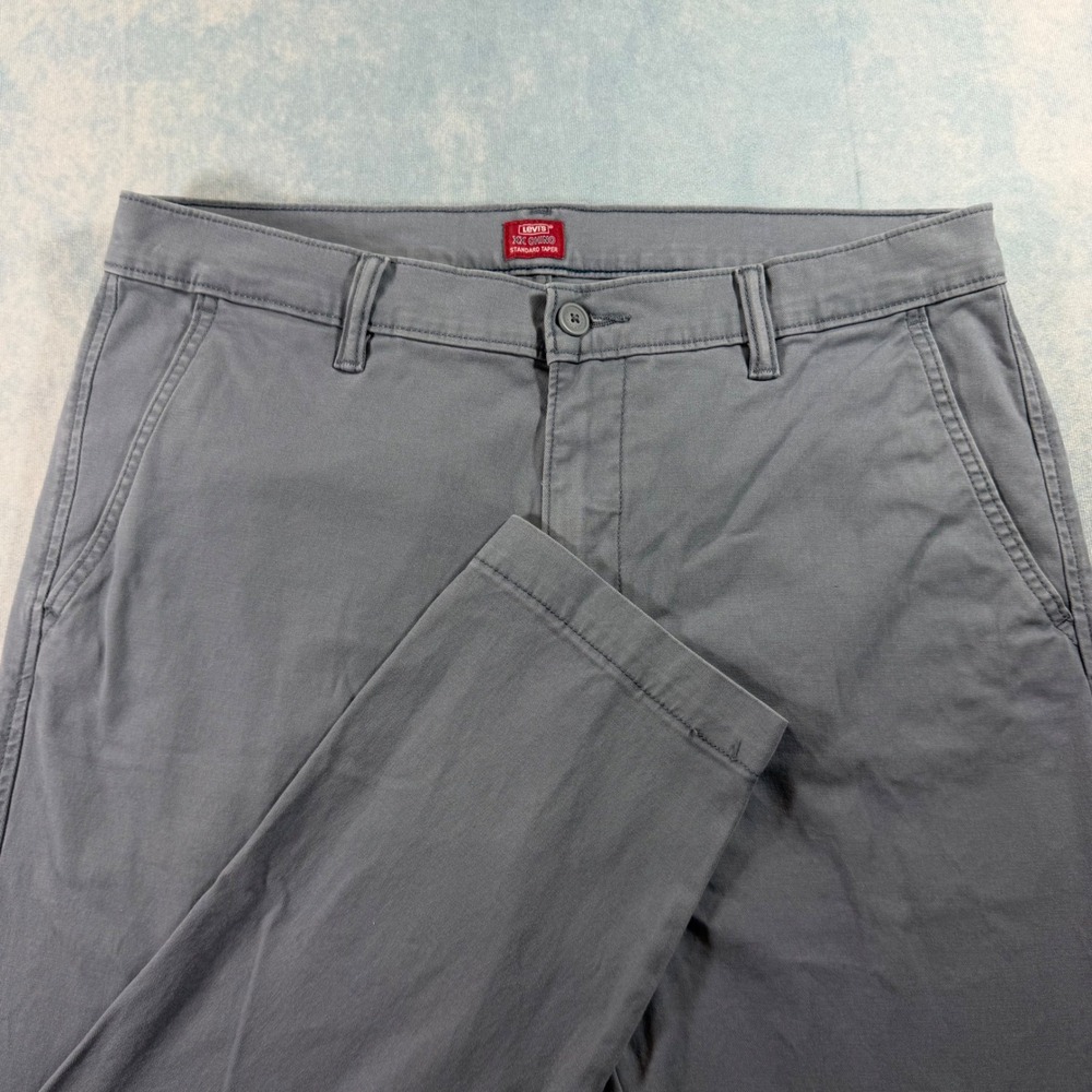 Levi's XX Chino Pants Mens 34x30 Gray Excellent Standard Taper 85226-0170